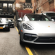 The Panamera wagon with its new friend.